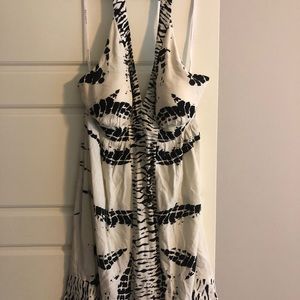 Rampage size large tie neck dress